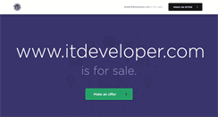 Desktop Screenshot of itdeveloper.com