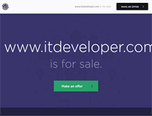 Tablet Screenshot of itdeveloper.com